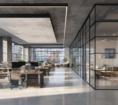 Glass Partition